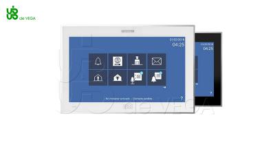 Monitor VIVO+       Videoportero con tecnología IP en una pantalla táctil capacitiva.